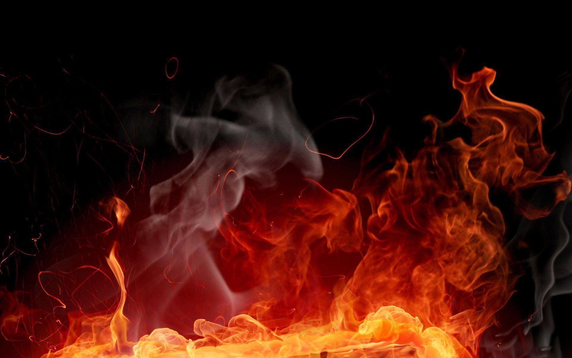 Wallpaper For > Cool Fire Abstract Background