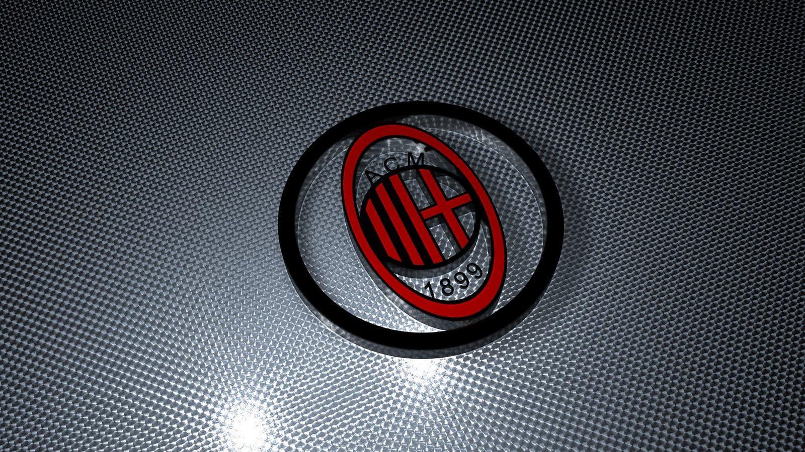 Best 3D AC Milan Logo Wallpaper Desktop Wallpaper. High
