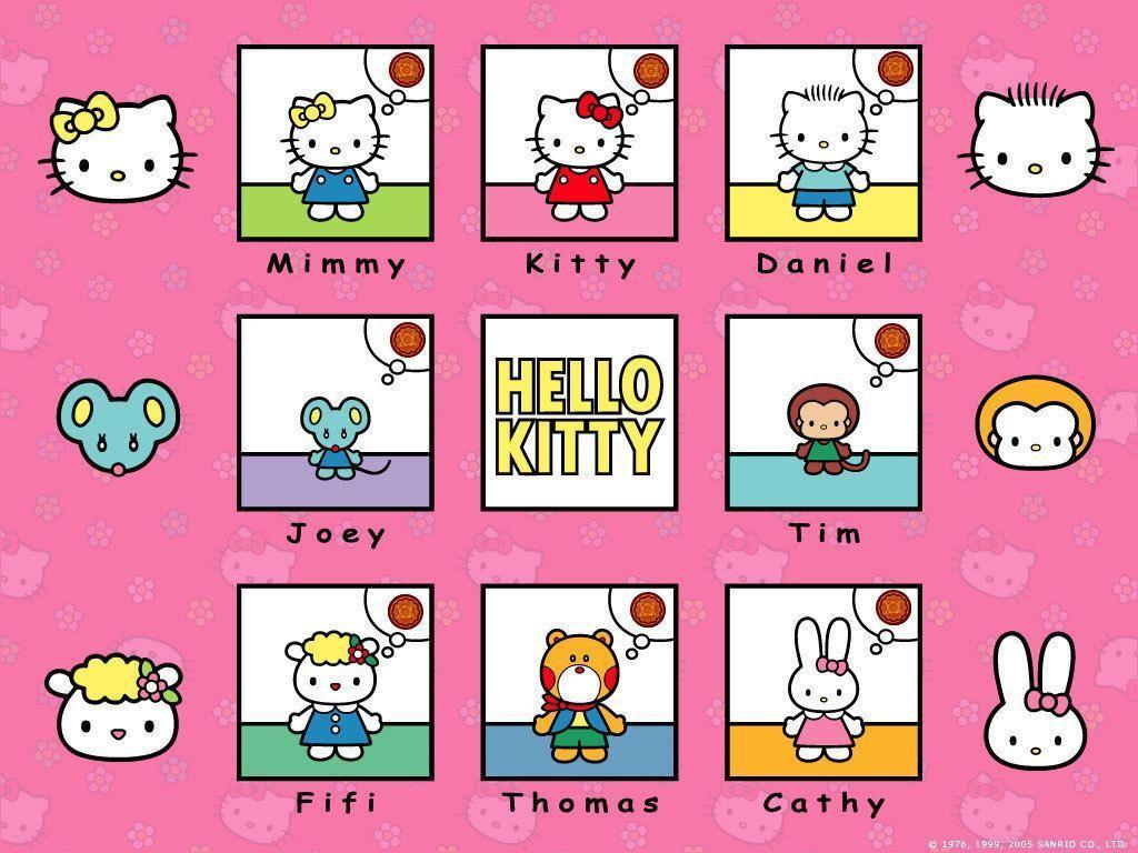 Hello Kitty Friends Wallpaper. Hello Kitty Wallpaper