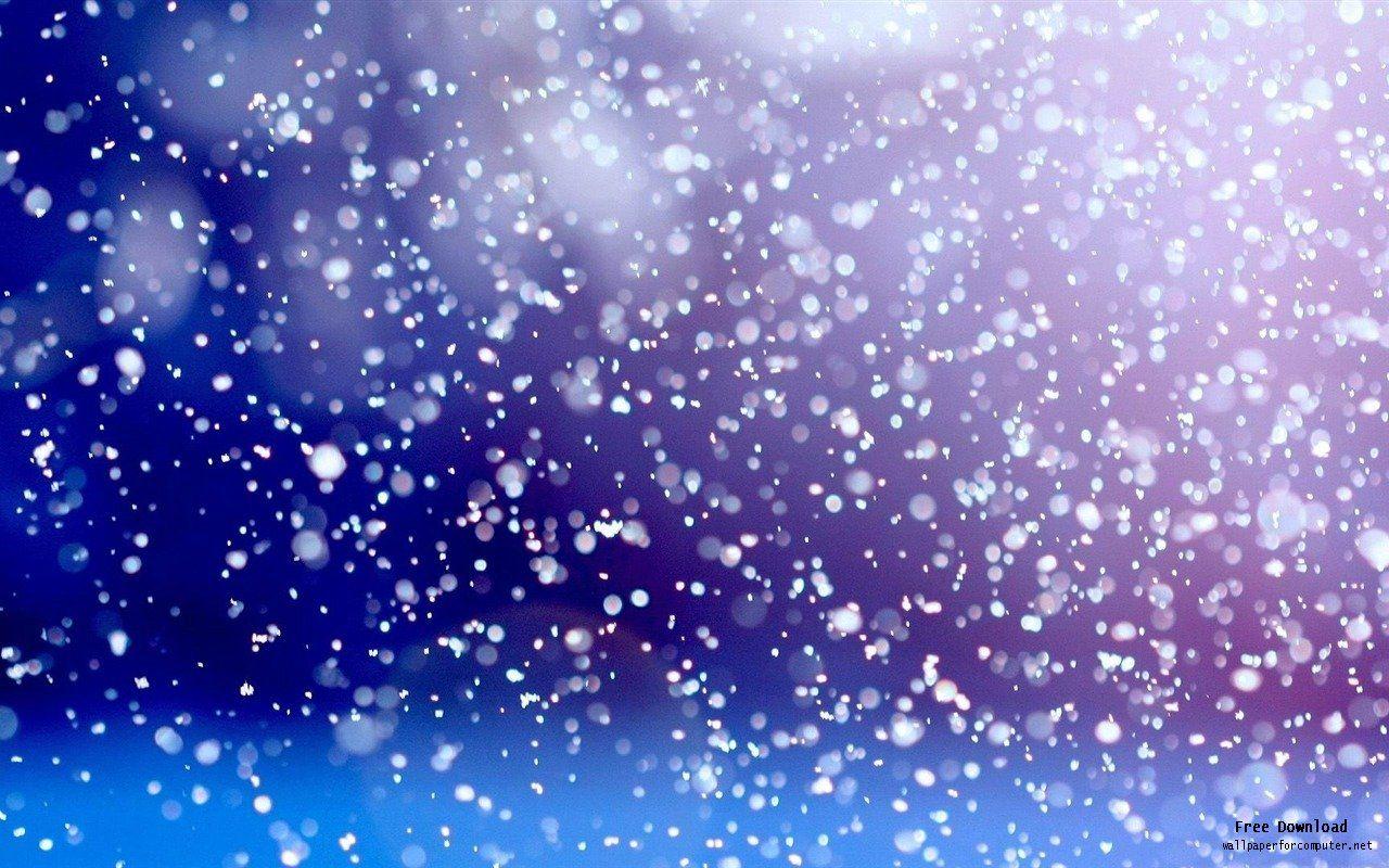 Snowflakes Falling Winter Snow Theme Wallpaper View