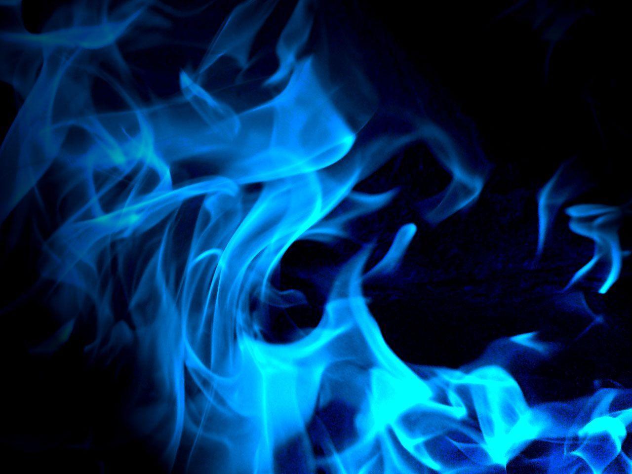 Wallpaper For > Blue Flame Background HD