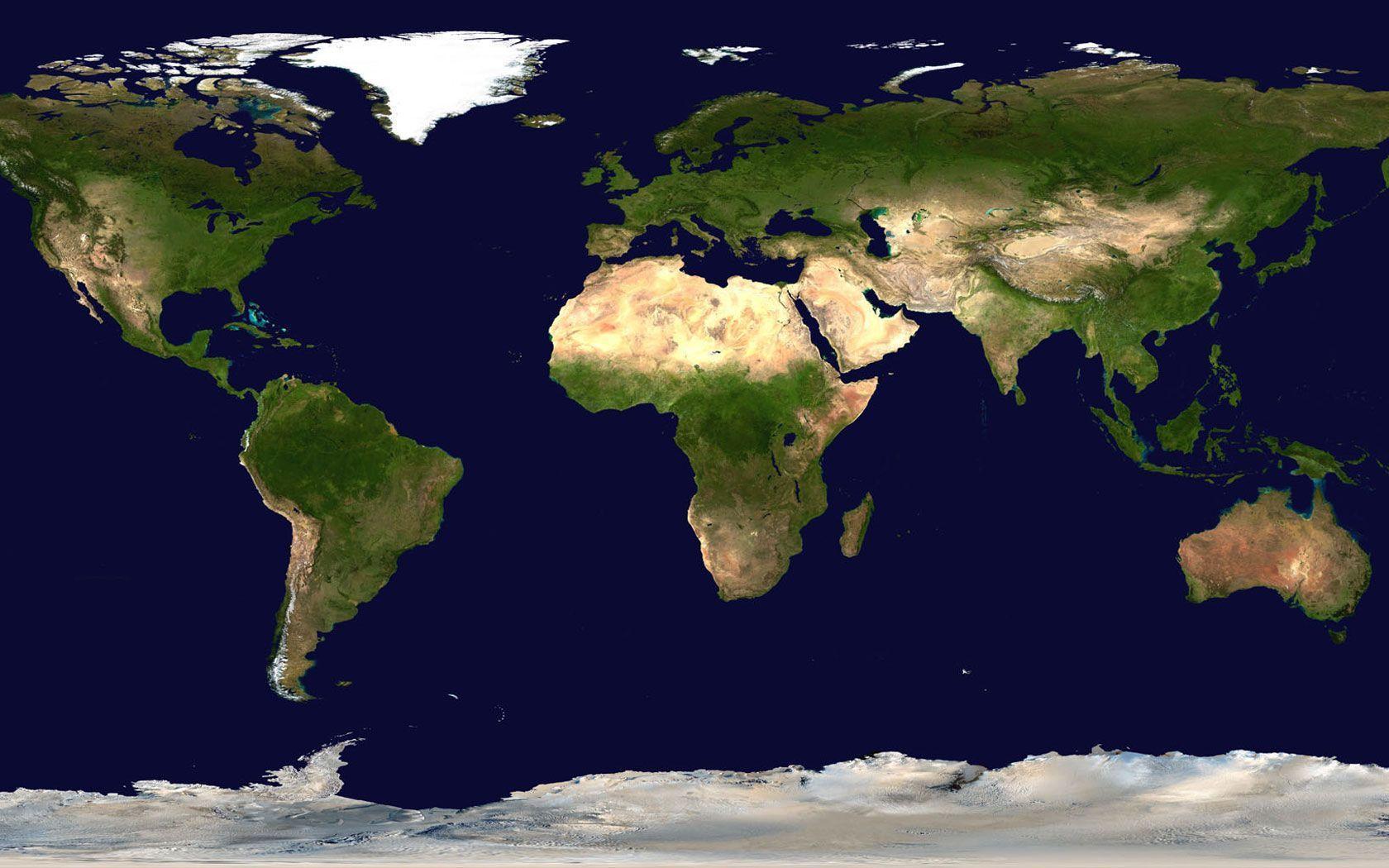 Flat Earth from Orbit Earth Background Wallpaper