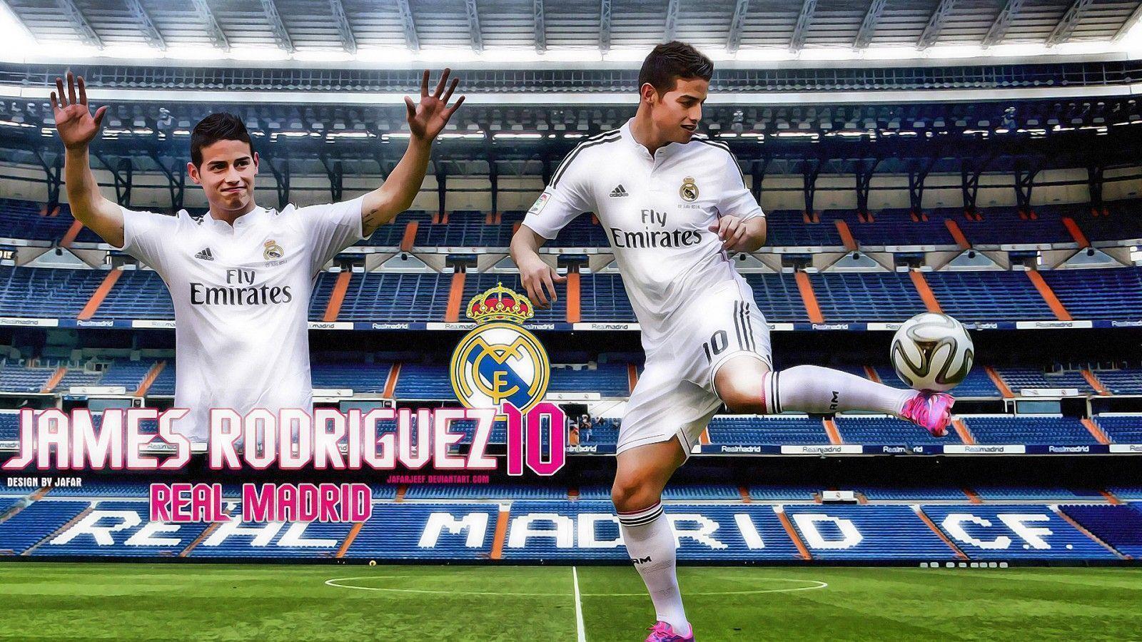 James Rodriguez Real Madrid high quality wallpaper