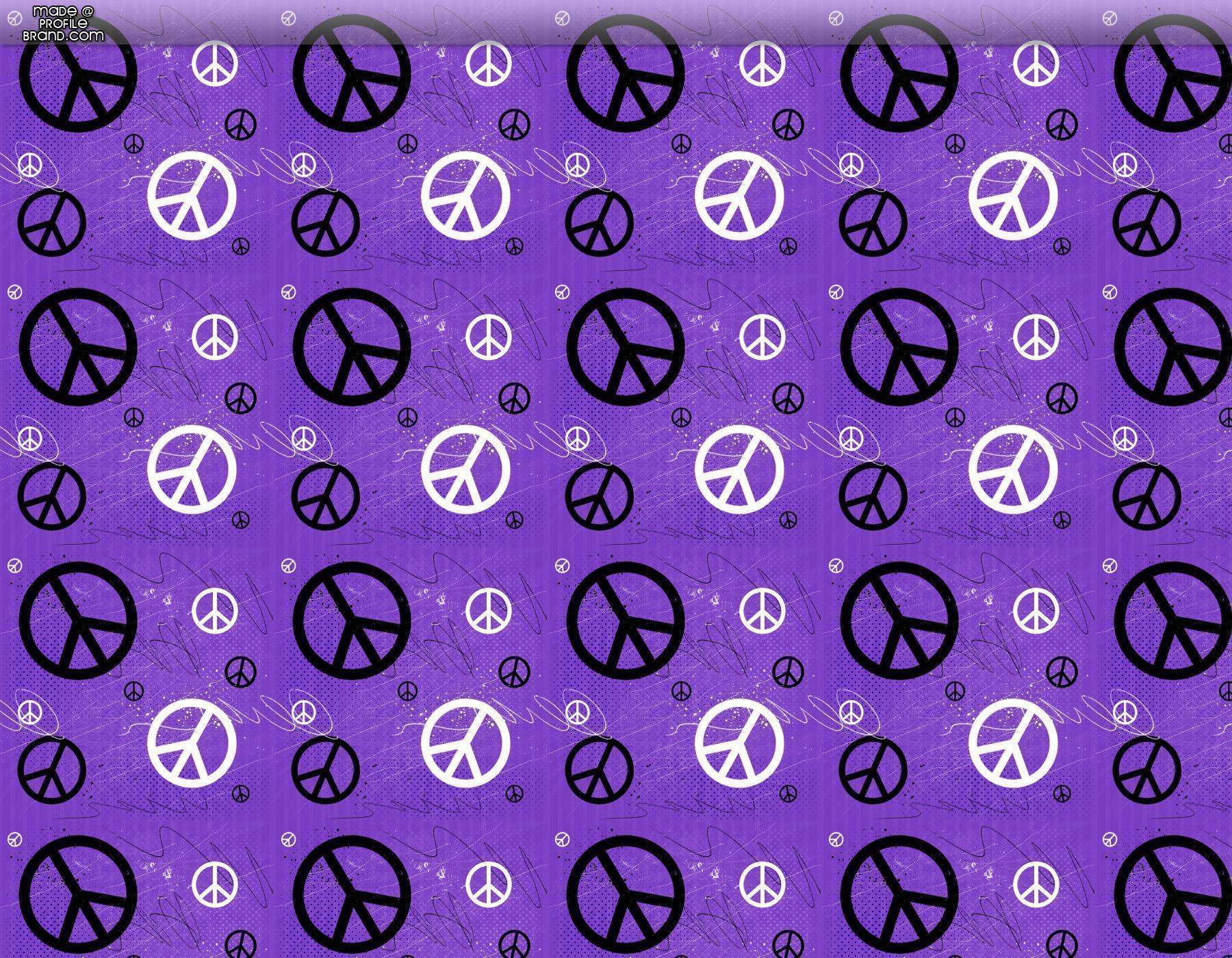 Purple Peace Signs Peace Twitter Background