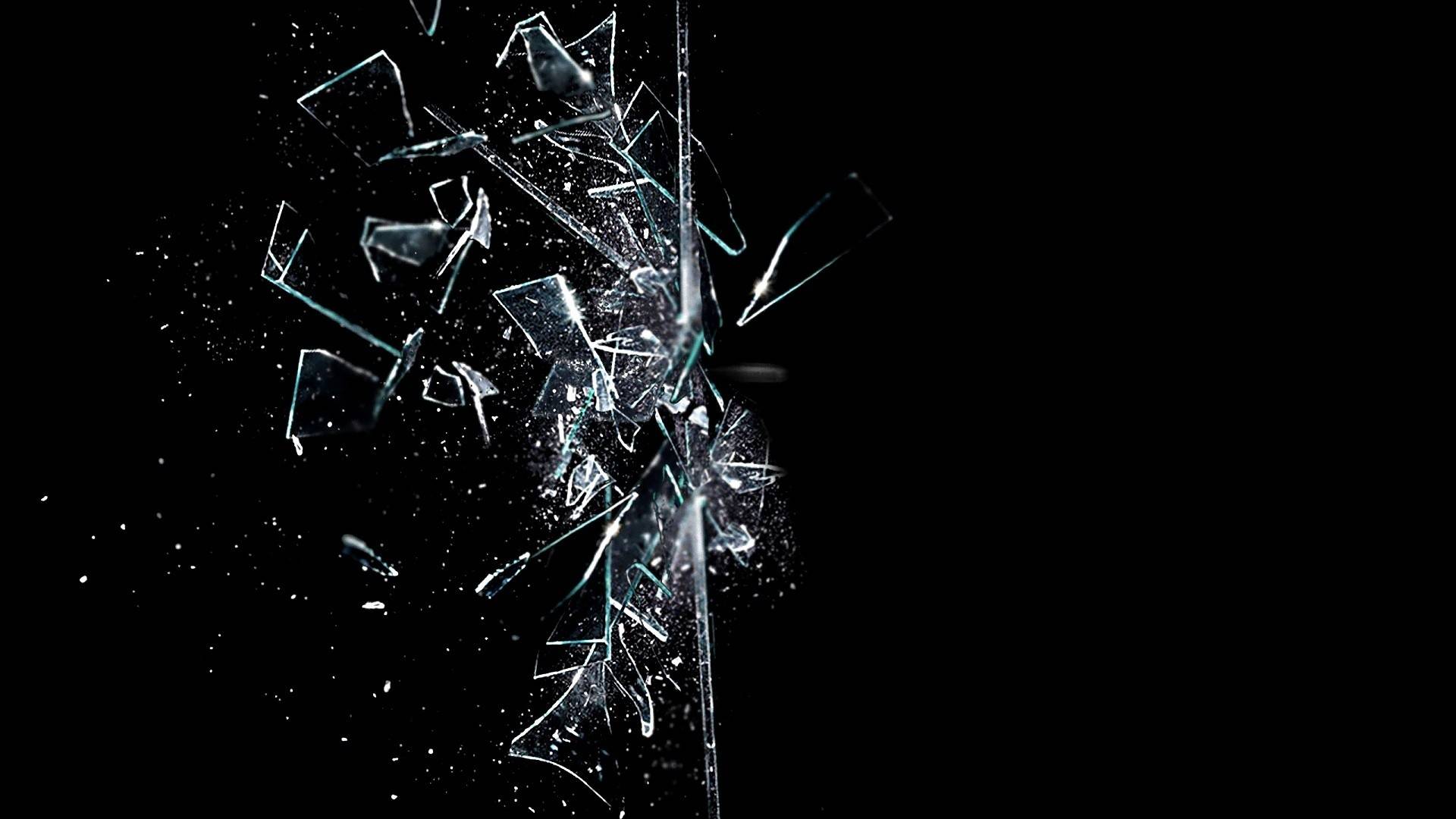 Abstract Broken Glass Desktop Background Wallpaper HD