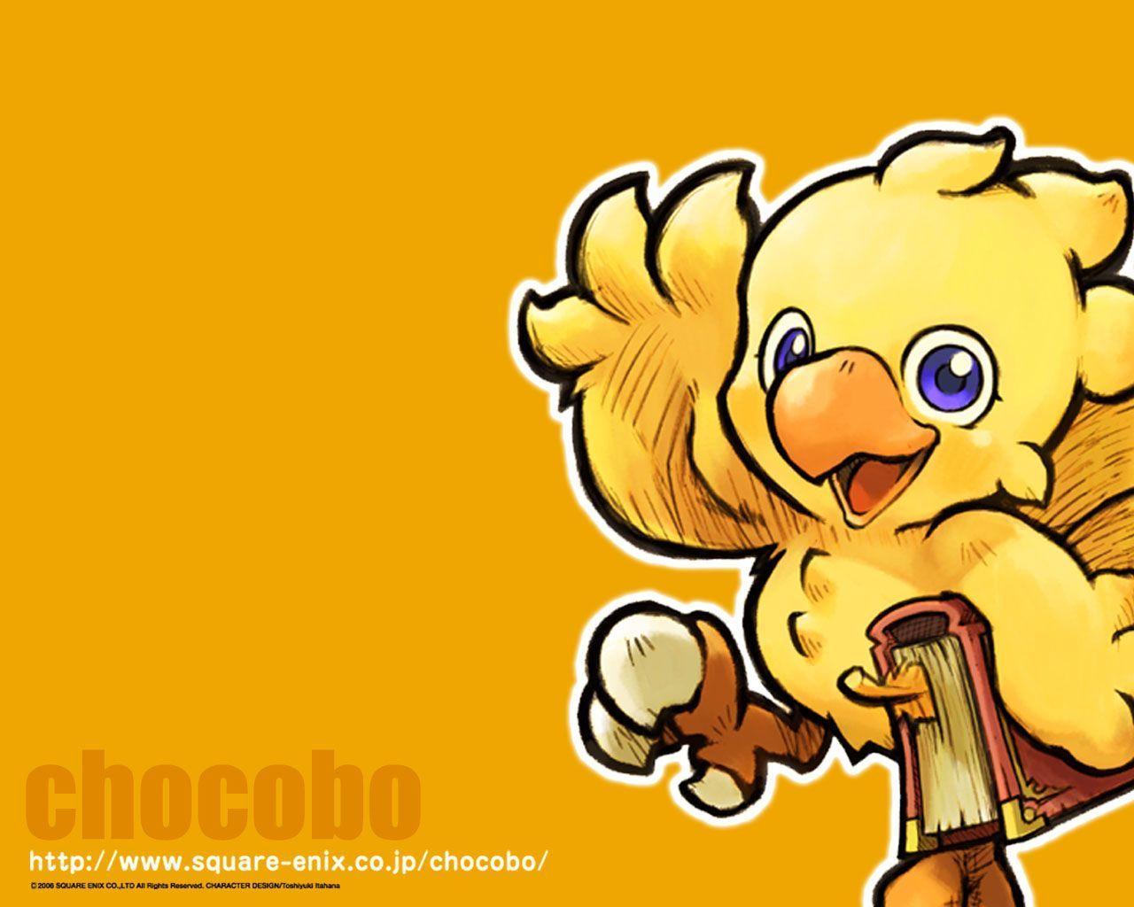image For > Cute Chocobo Wallpaper