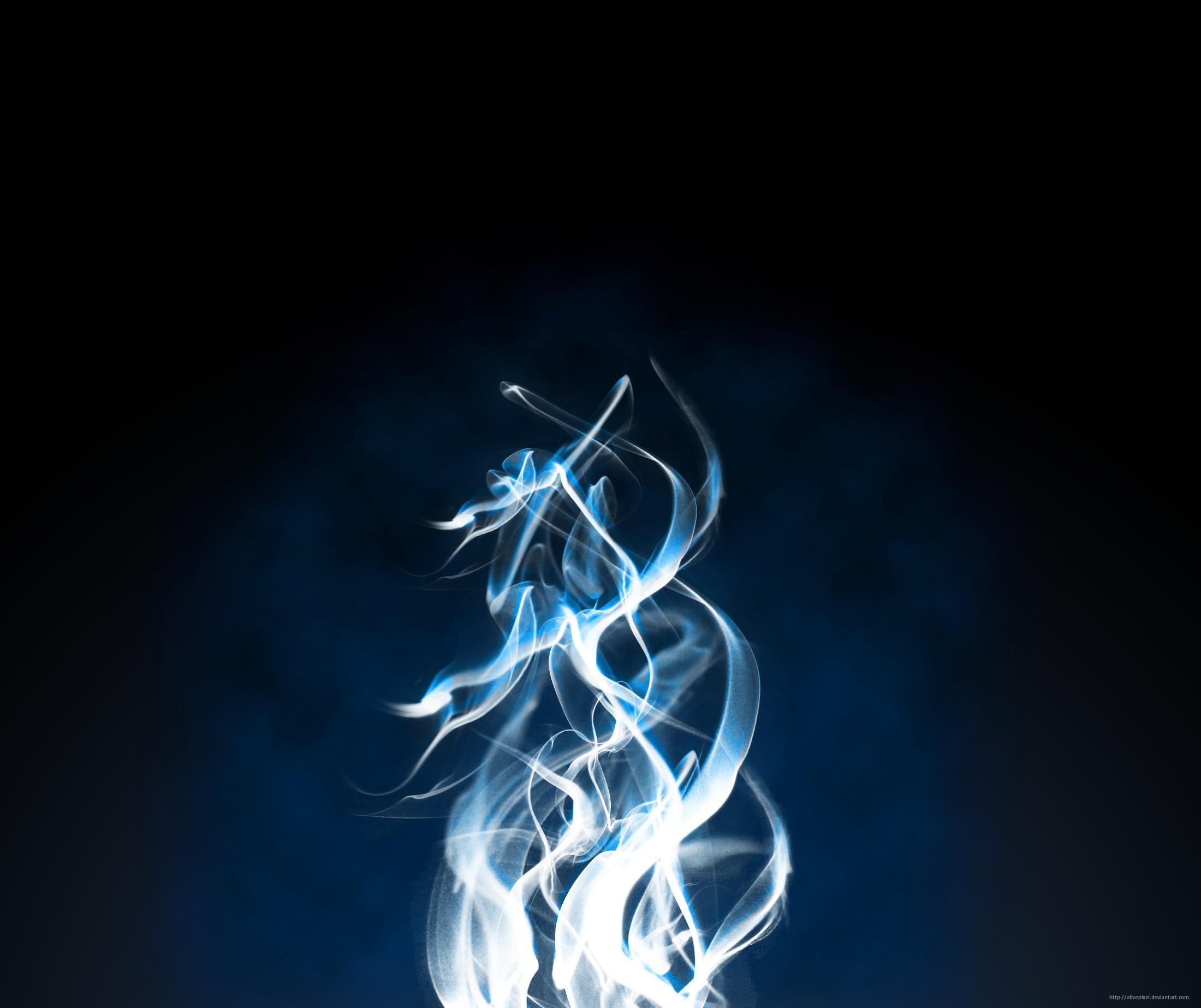 Wallpaper For > Blue Fire Background HD
