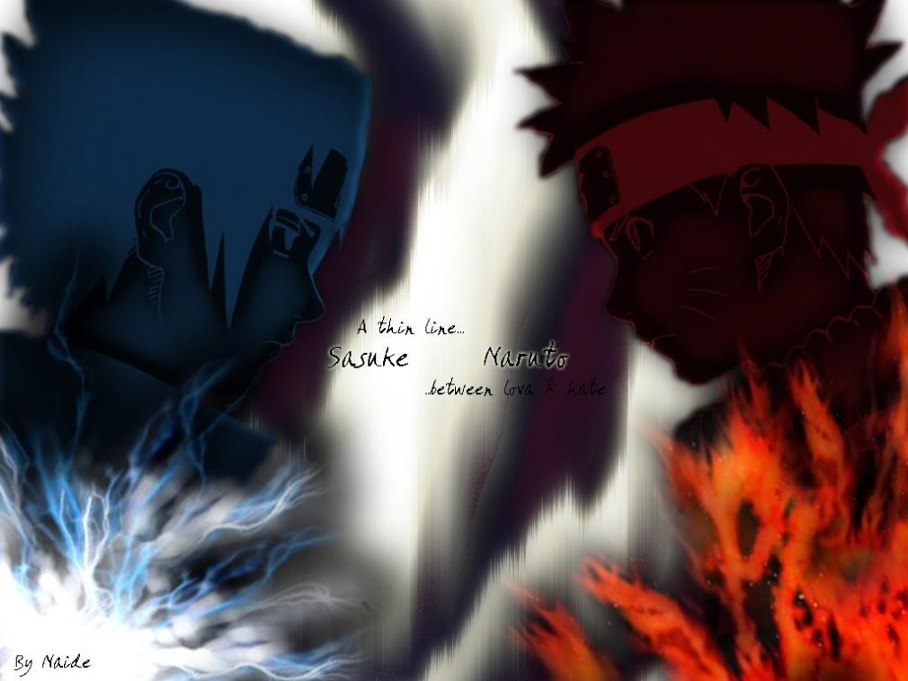 Naruto Vs Sasuke Wallpaper Photo
