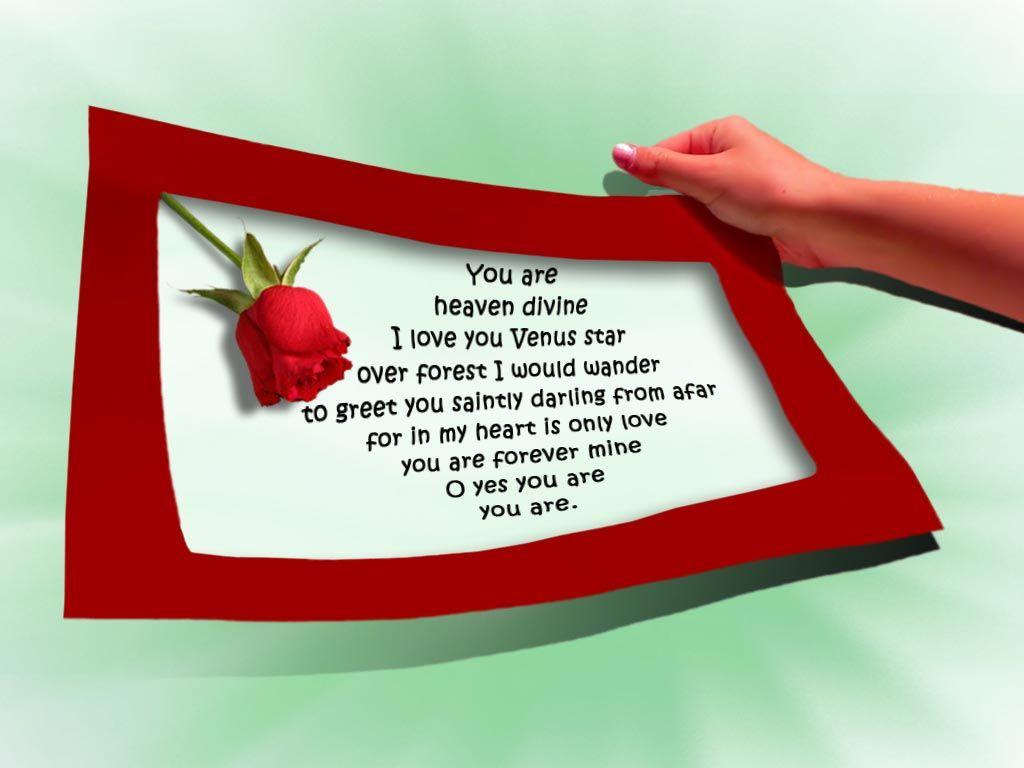 love valentine poems Wallpaper Desktop Background Free