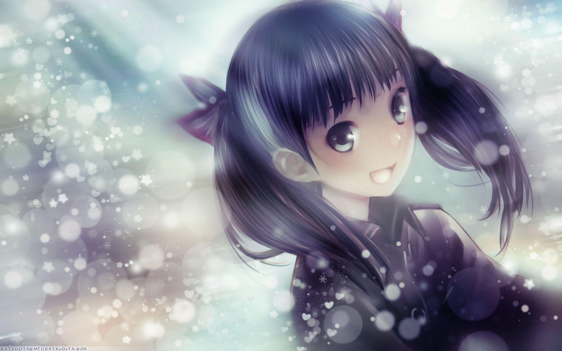 Anime Cute Girl HD Widescreen Desktop Wallpaper. HD Wallpaper Source