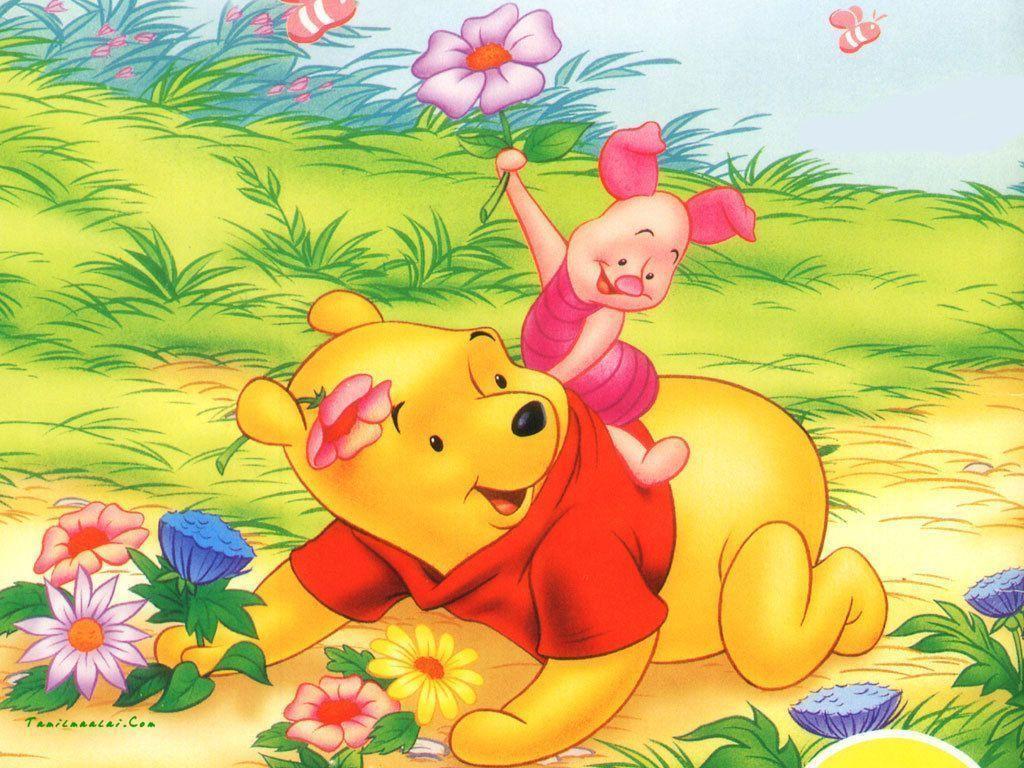 Winnie the Pooh and Piglet Wallpaper HD Wallpaper