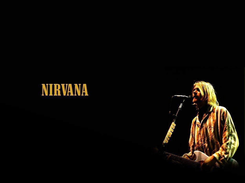 Nirvana Kurt Cobain Singing HD Wallpaper