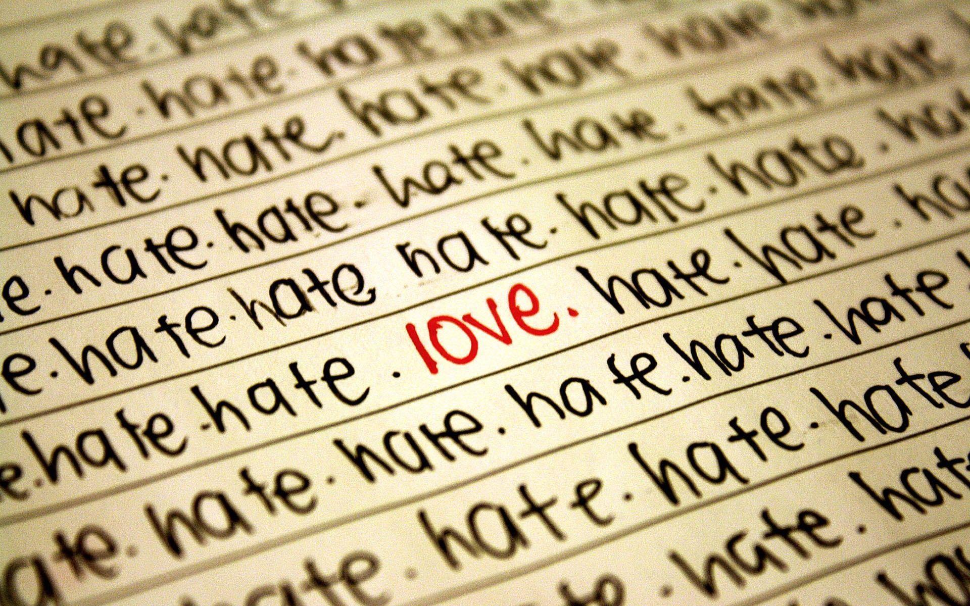 only love between hate love quotes wallpaper