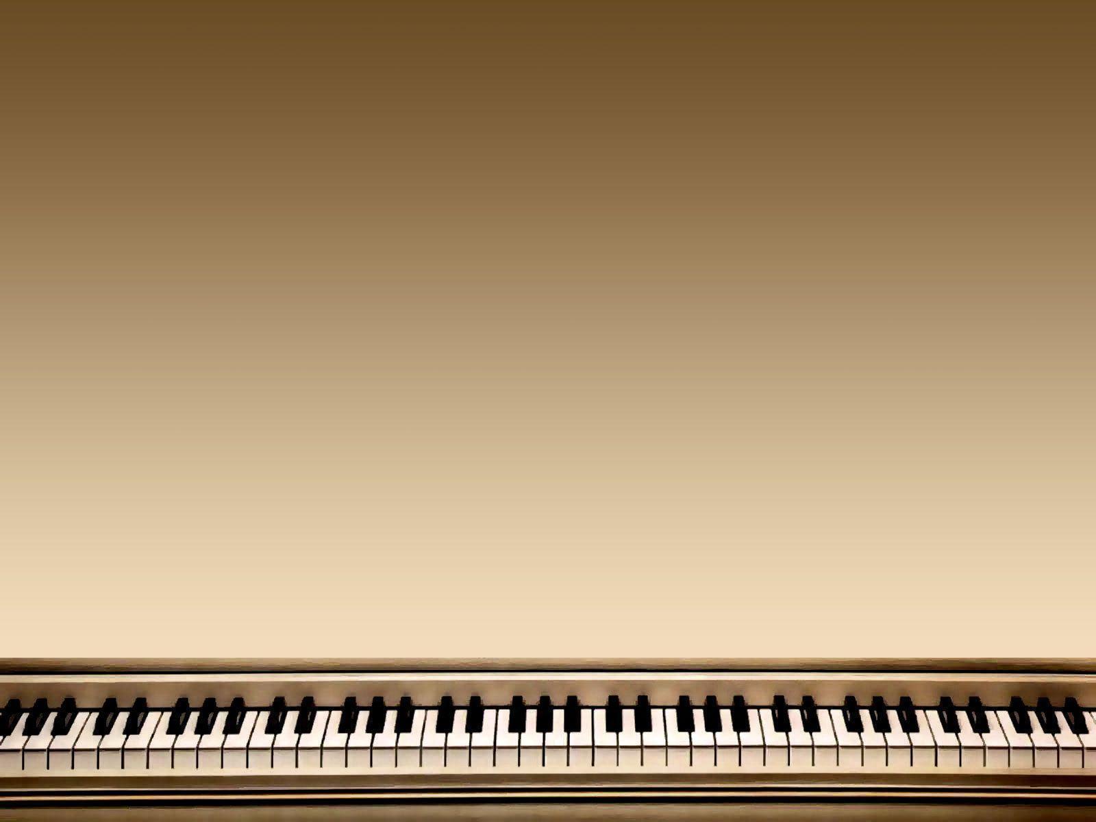 Free Piano Background For PowerPoint PPT