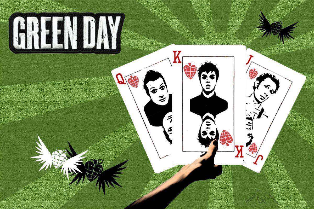 Greenday wall paper Day Photo