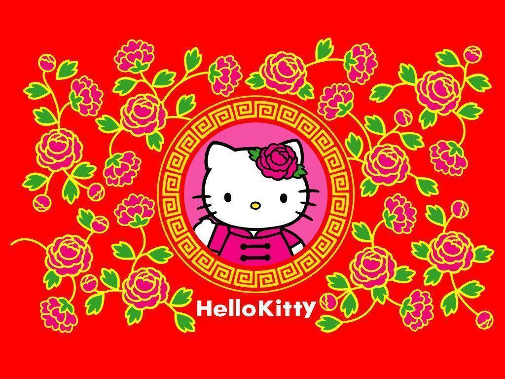 Chinese Hello Kitty Wallpaper