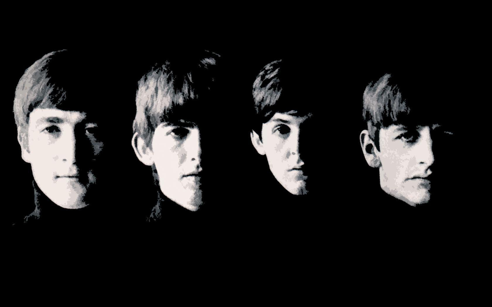 Wallpaper For > The Beatles Wallpaper Black And White