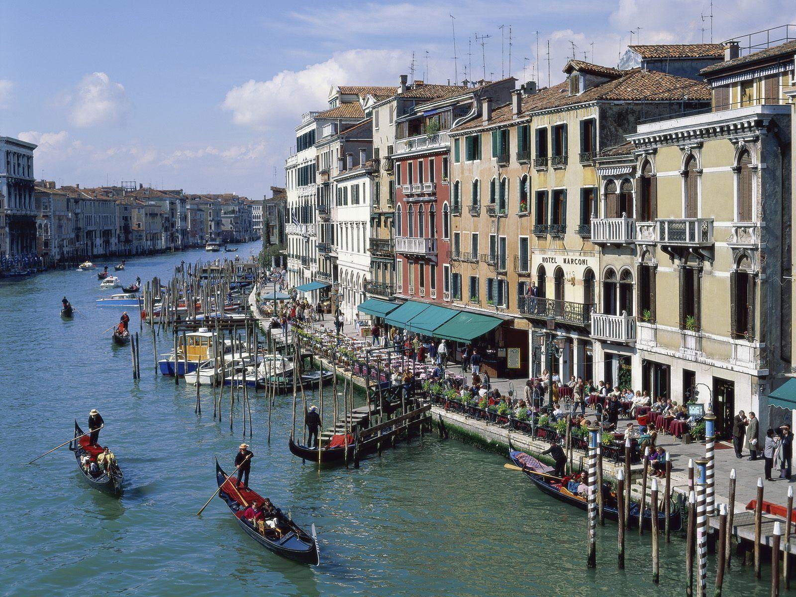 El Gran Canal de Venecia, Italia Wallpaper Mundial