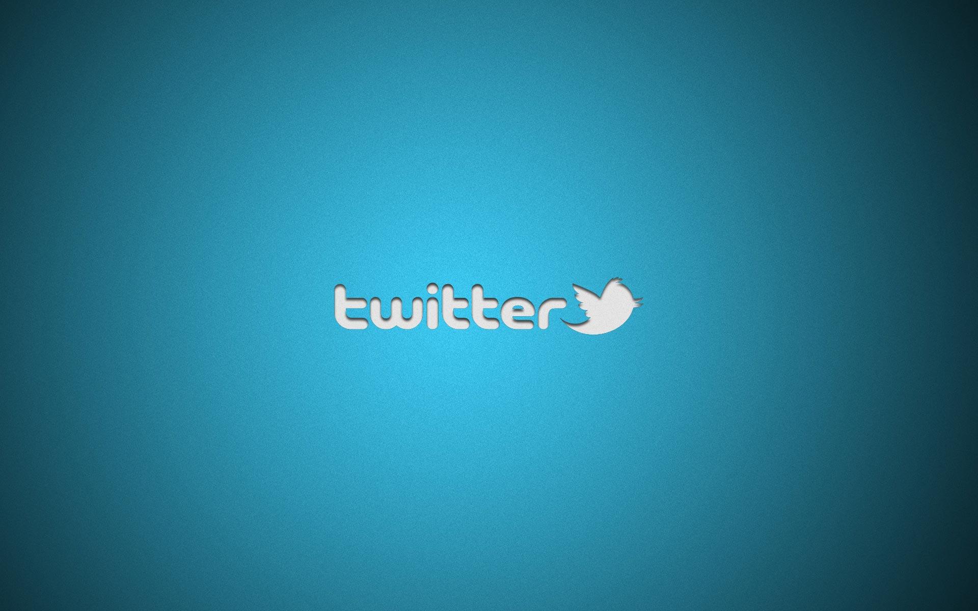 Blue Logo Twitter Wallpaper Wide Wallpaper