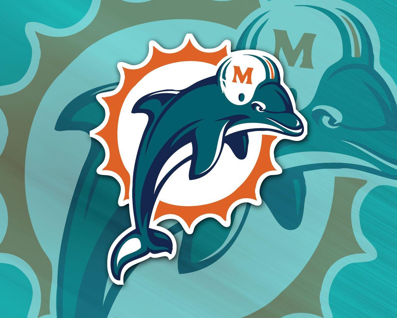Miami Dolphins Team Logo Wallpaper 1280×1024