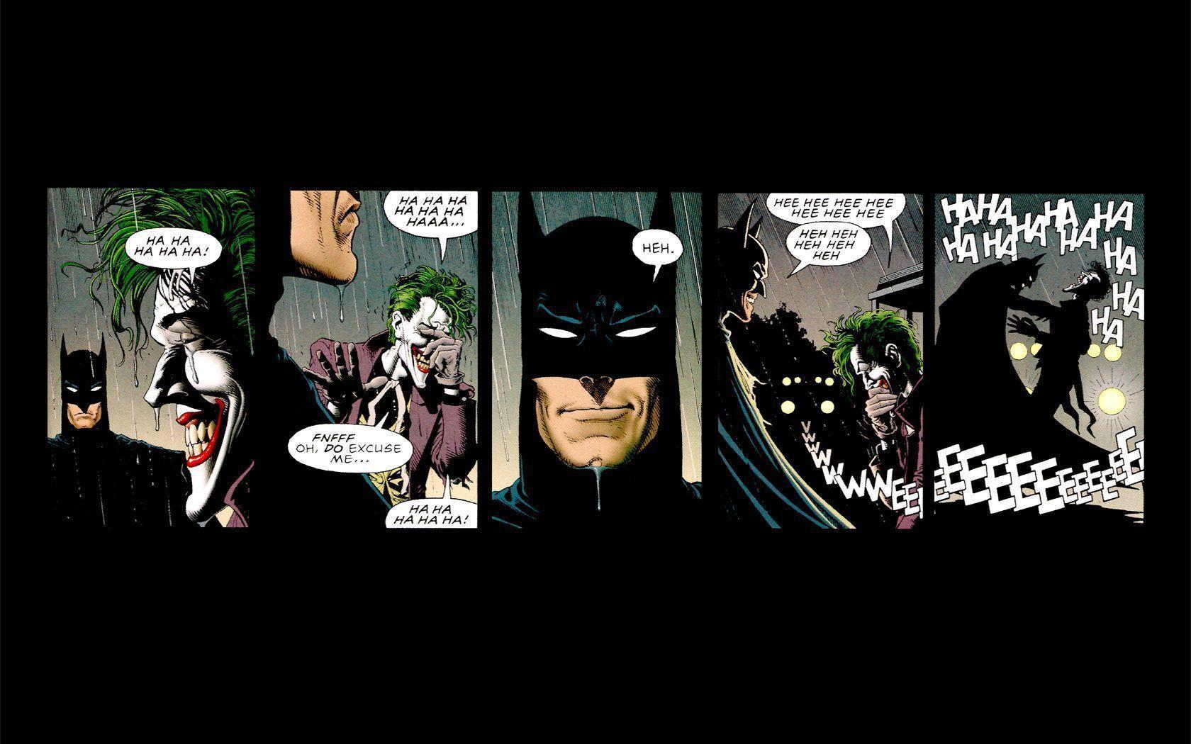 batman and joker share a laugh. Zoom Comics Comic Book