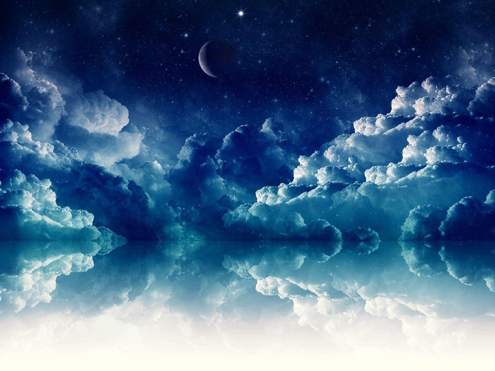 Moon And Stars Backgrounds - Wallpaper Cave