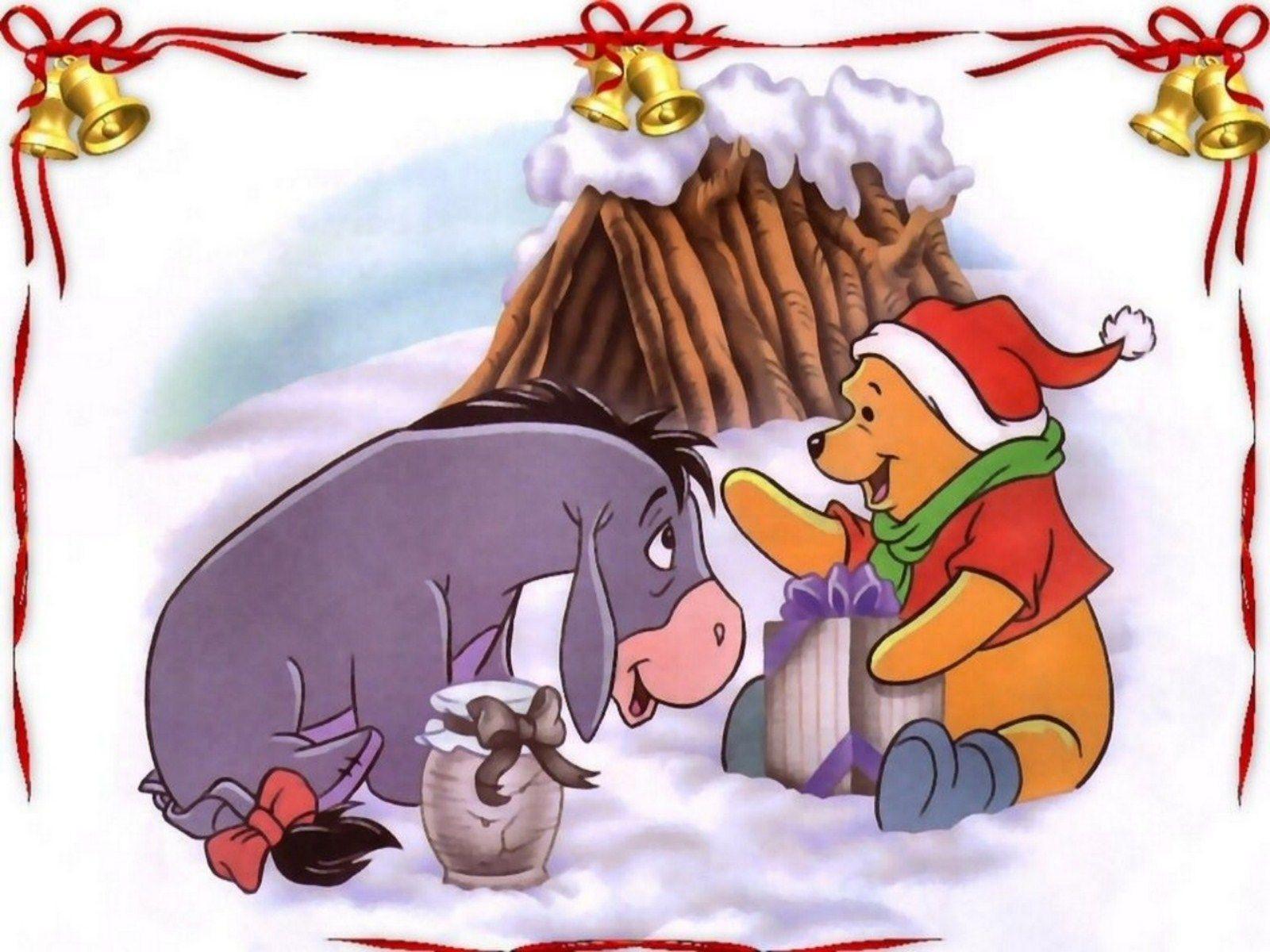 Xmas Stuff For > Winnie The Pooh Christmas Wallpaper
