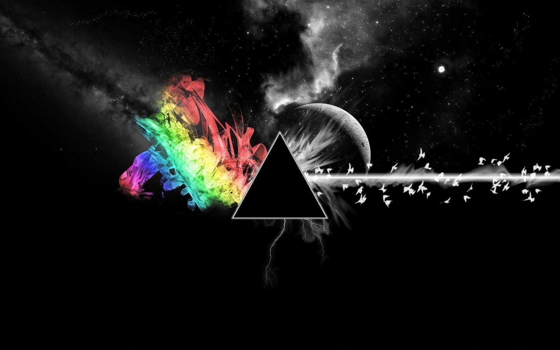 The Dark Side of the Moon in 3D Version Wallpaper and Photo