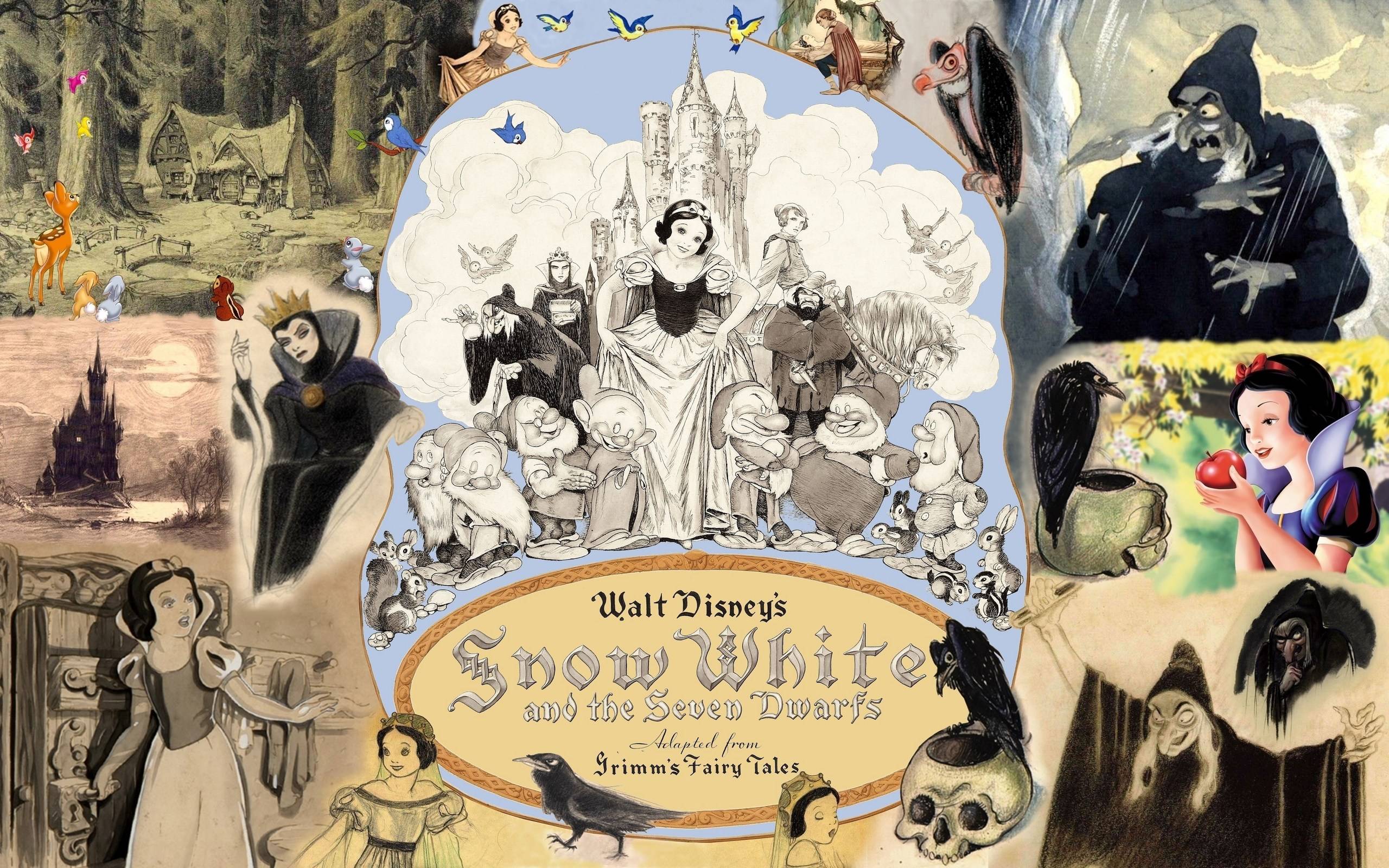Snow White White and the Seven Dwarfs Wallpaper 18108762