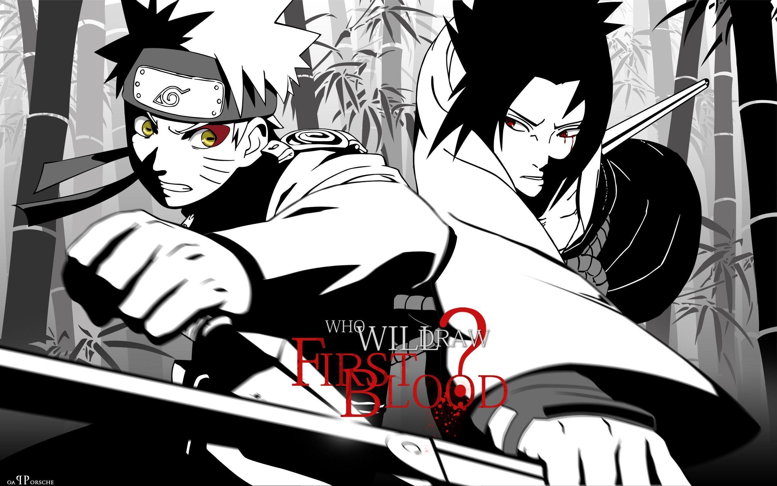 Naruto vs. Sasuke Shippuuden Wallpaper