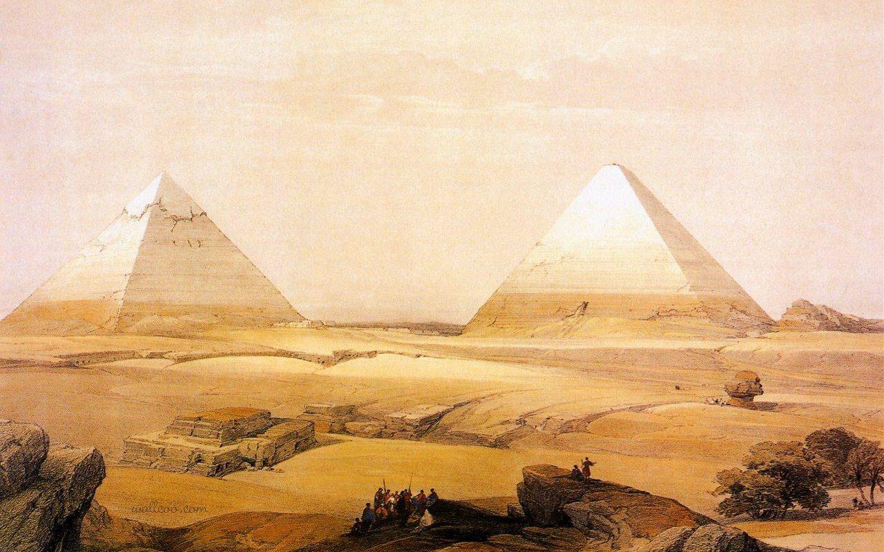David Roberts Paintings of The Ancient Egyptian civilization