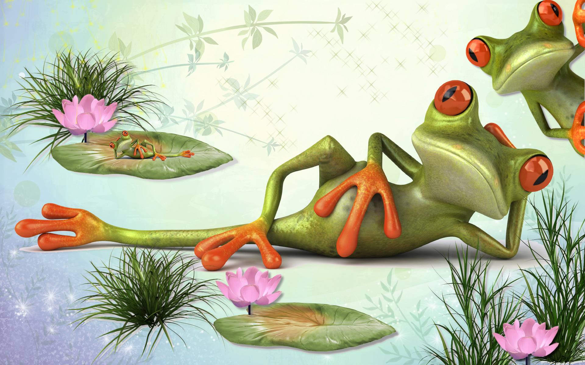HD Frog&;s Cool Life Wallpaper