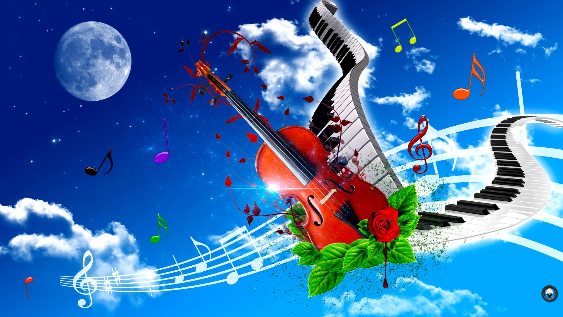 Violin And Piano Art Tone Wallpaper HD Wallpaper. Wallpaper