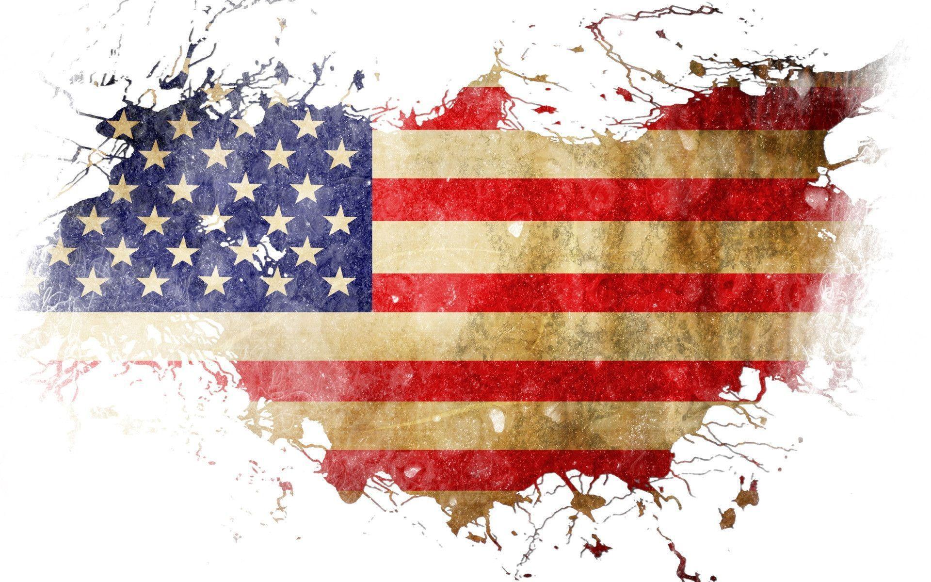 United States Flag Map Wallpaper Flag Wallpaper HD