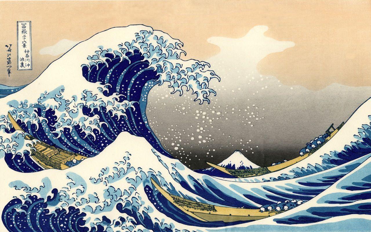 The Great Wave Off Kanagawa” by Katsushika Hokusai, or the pathos