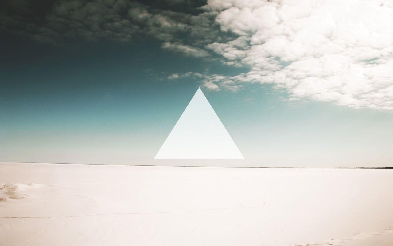 Hipster Triangle Background HD Wallpaper
