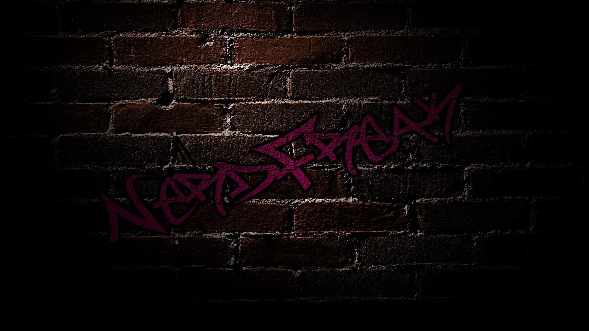 NerdFreak graffiti wallpaper