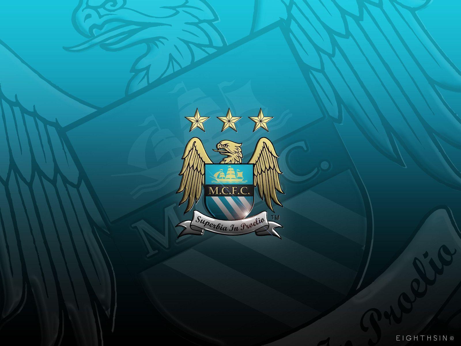 Manchester City Logo Desktop Wallpaper Wallpaper