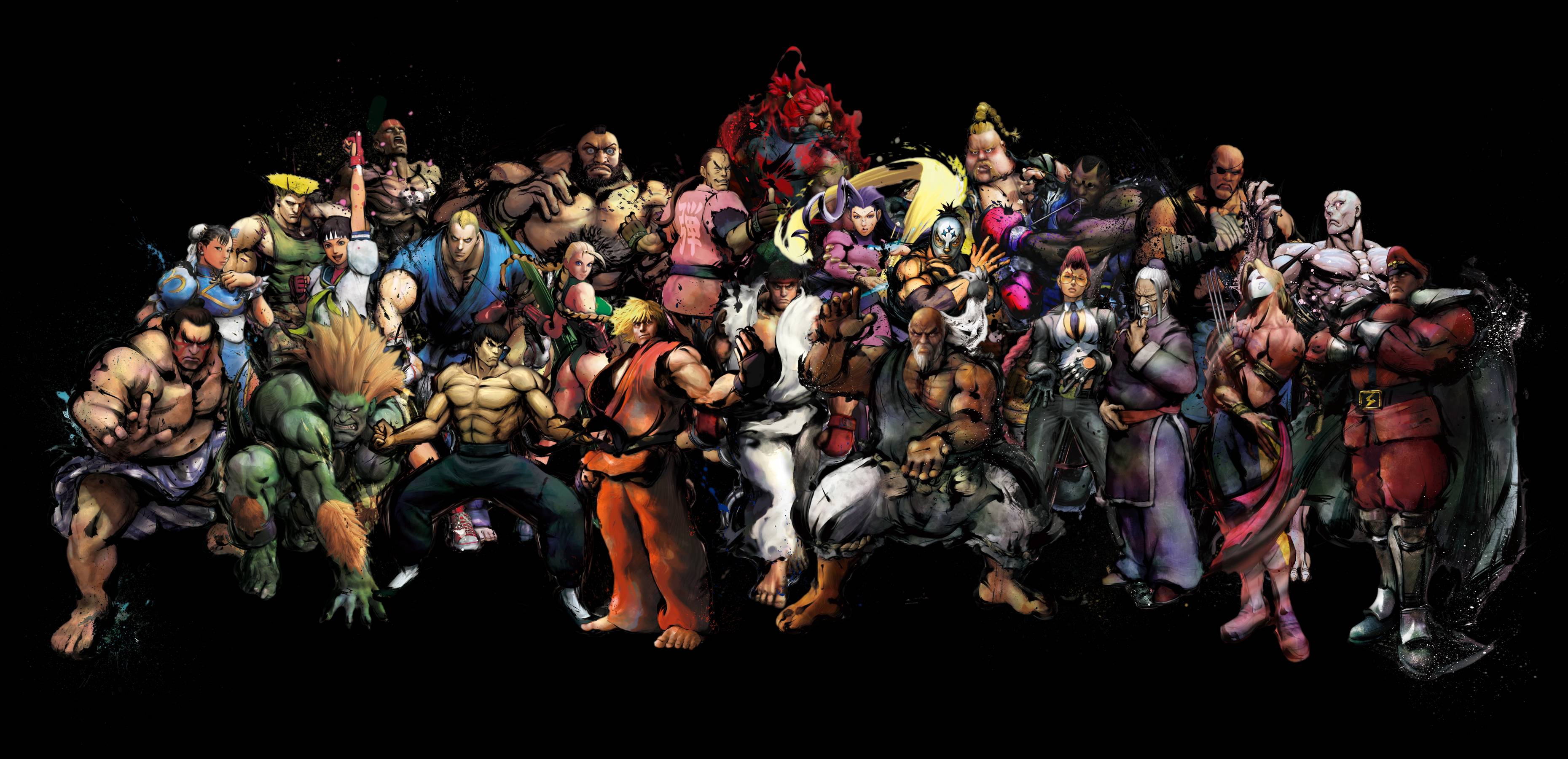 Street Fighter Wallpaper 3720x1800