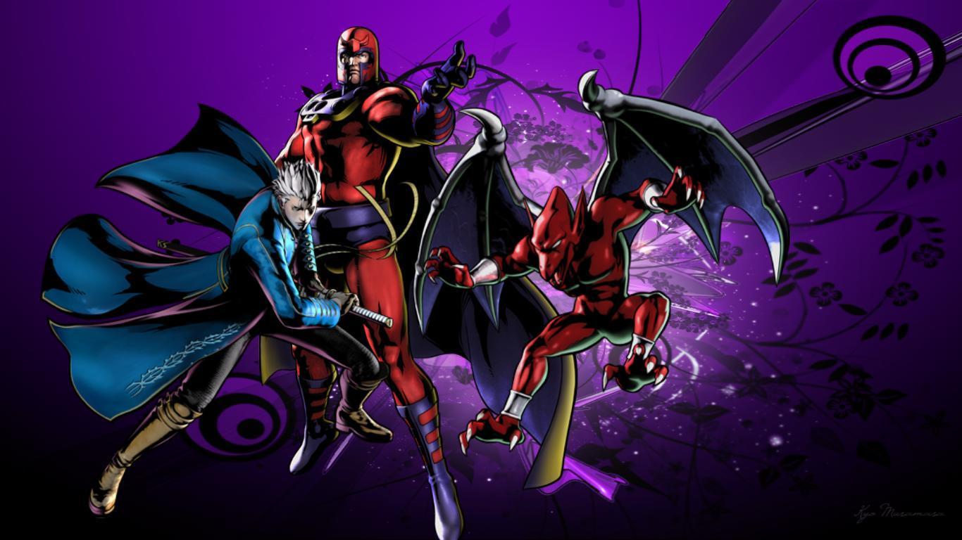UMVC3 Team Wallpaper: Vergil, Magneto, Firebrand