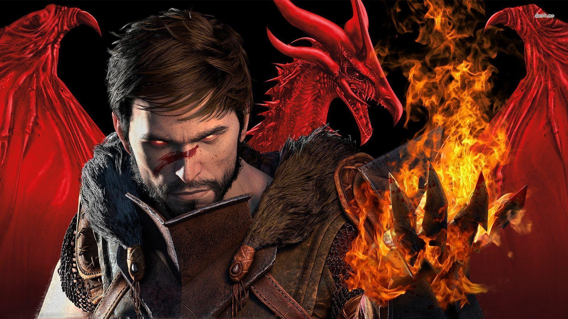 Dragon Age 2 Fire HD Wallpaper
