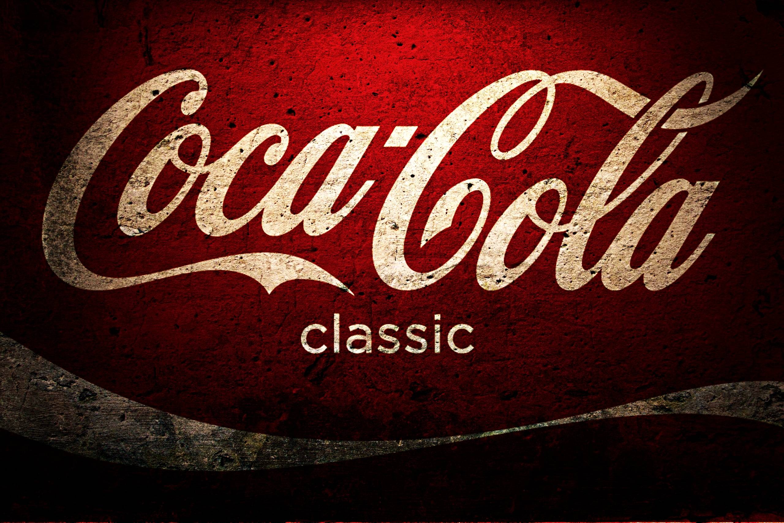 Logos For > Coca Cola Logo Black Background