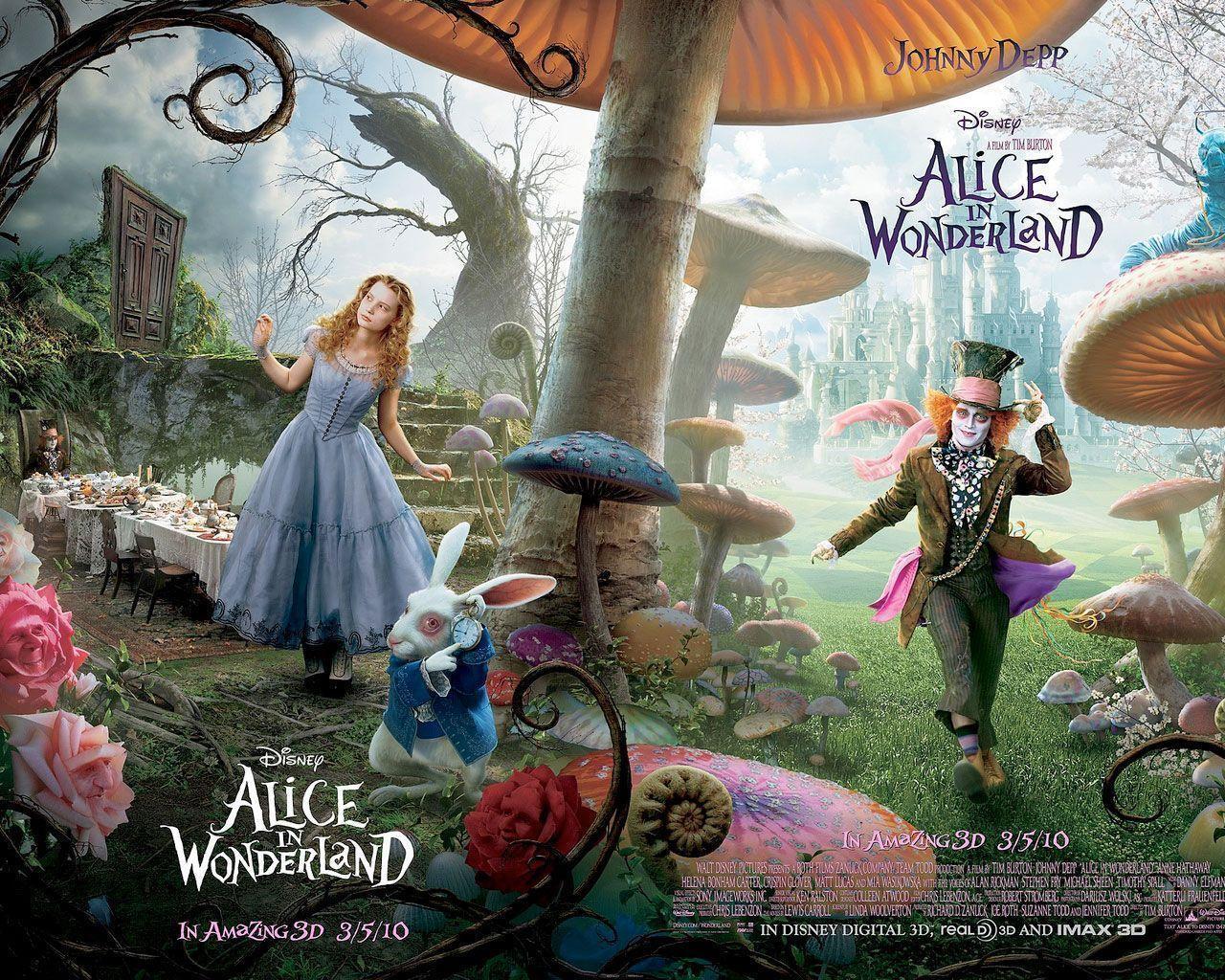 Alice in Wonderland Background Picture For iPhone