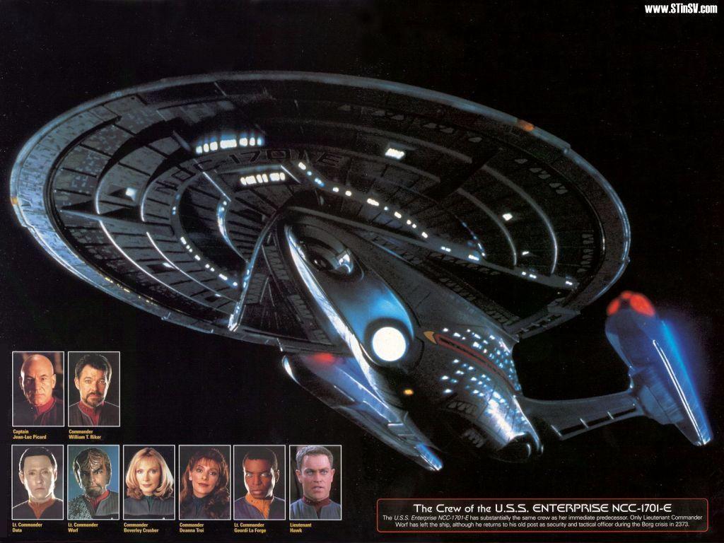 TNG Crew Trek The Next Generation Wallpaper