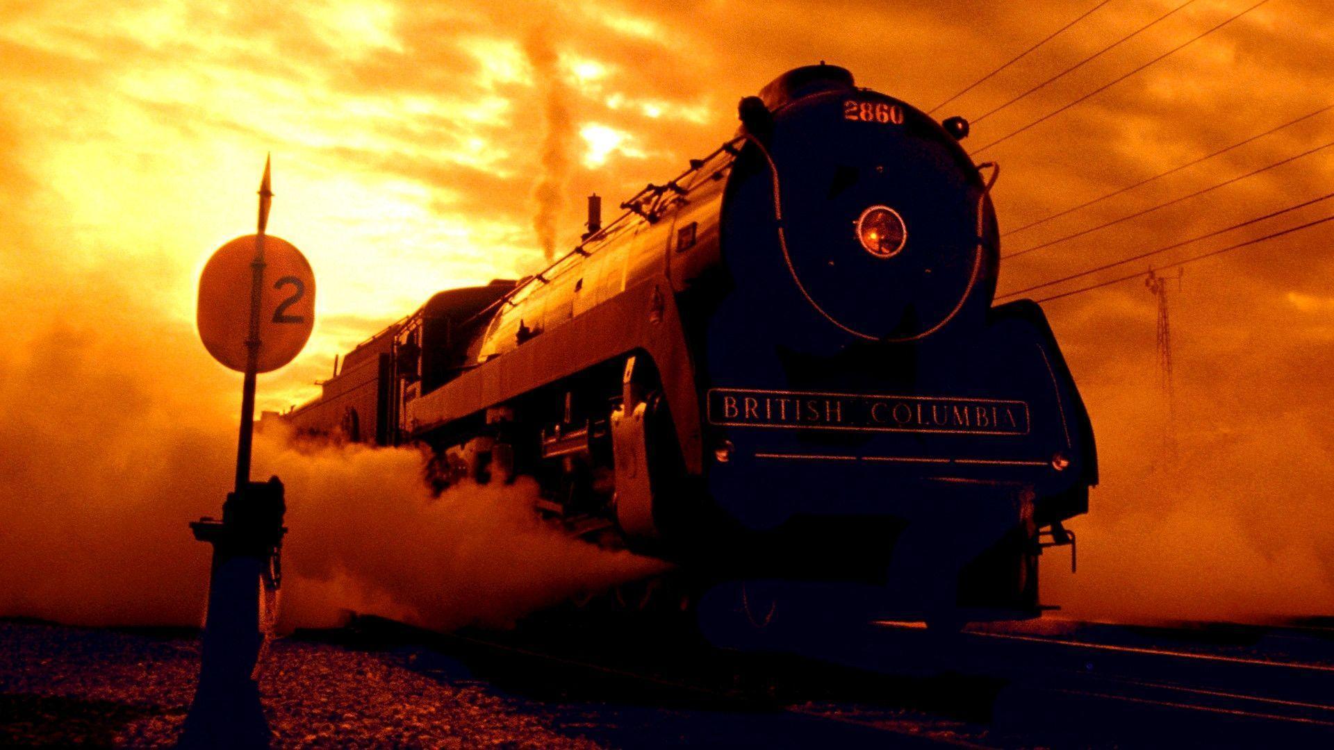 Pics For > Steam Train Wallpaper