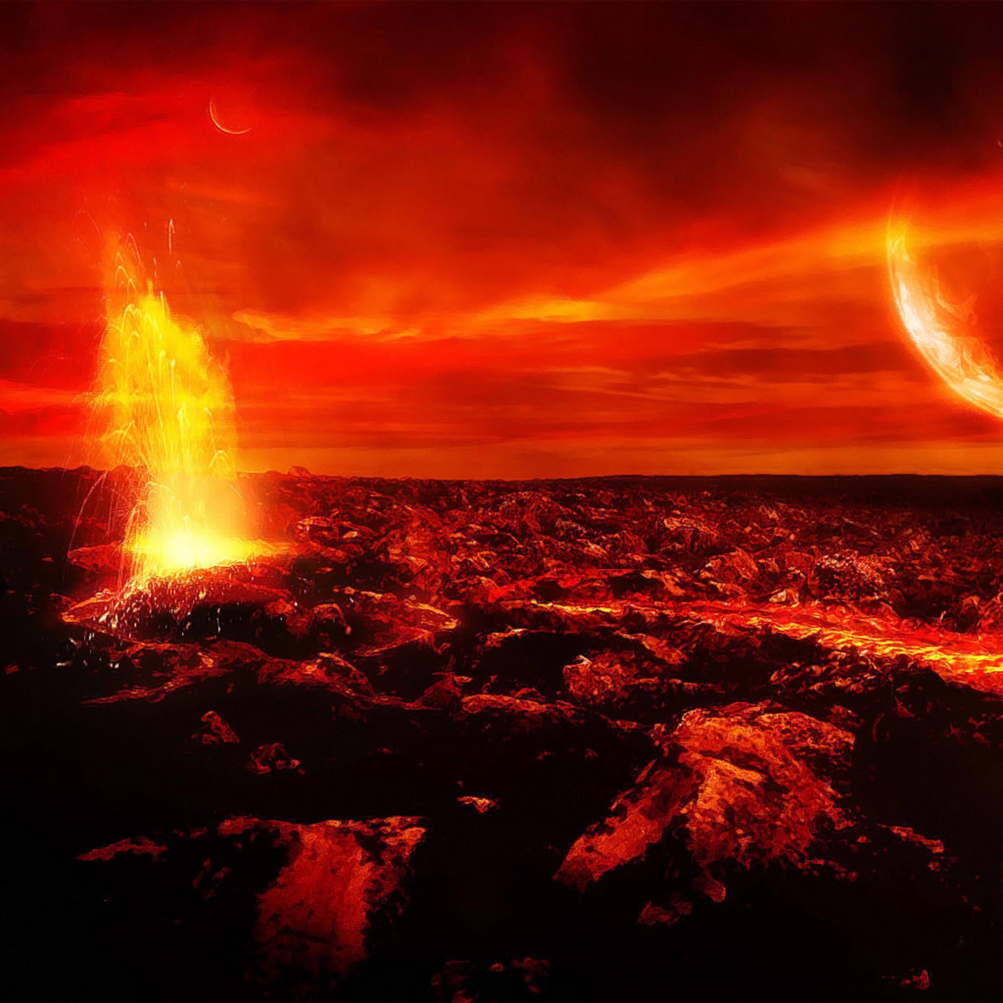 Abstract Retina iPad 2012 Doomsday Armageddon Wallpaper for iPad
