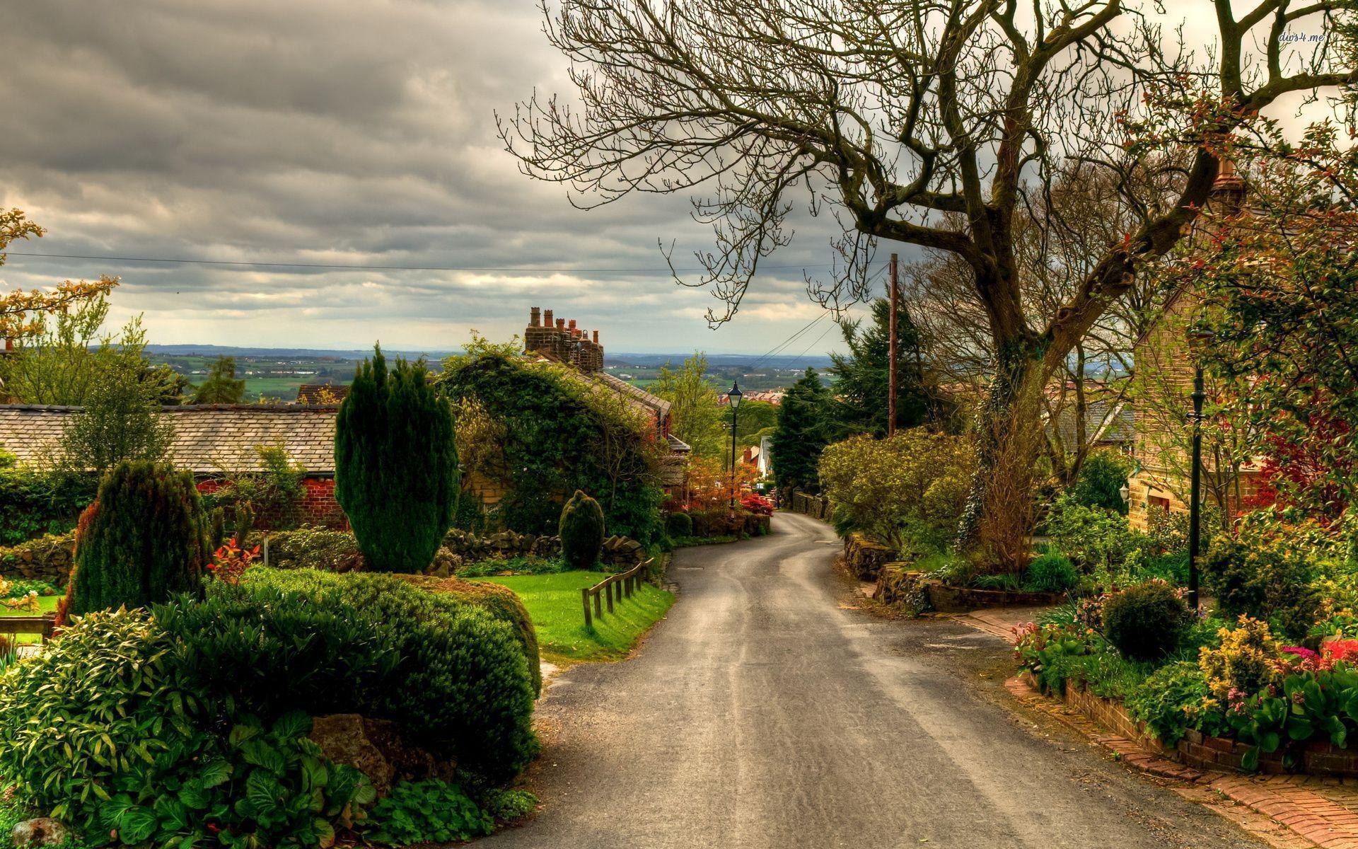 English countryside wallpaper