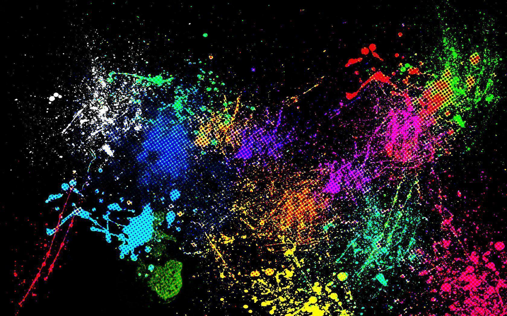 Wallpaper For > Awesome Paint Splatter Background