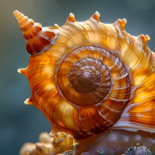Sea snail shell by BlueTechWizard