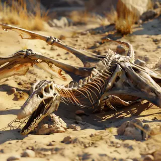 Dinosaur Fossil by BlueTechWizard 